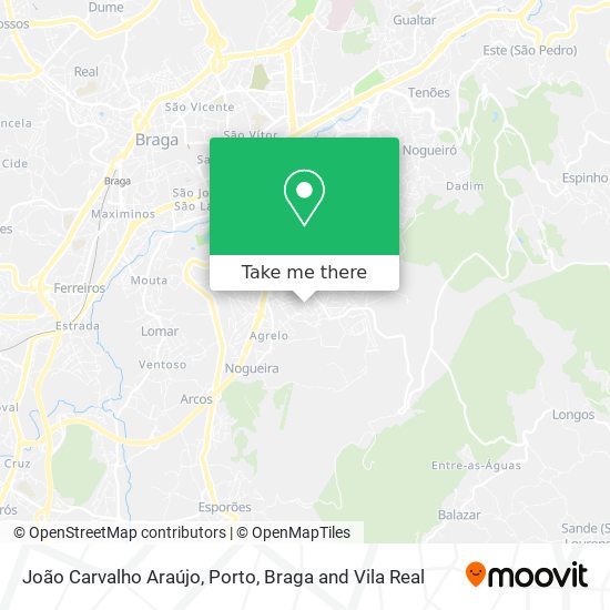 João Carvalho Araújo mapa