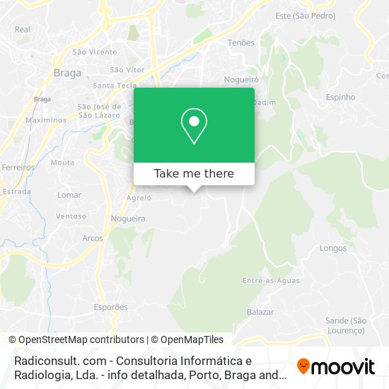 Radiconsult. com - Consultoria Informática e Radiologia, Lda. - info detalhada mapa