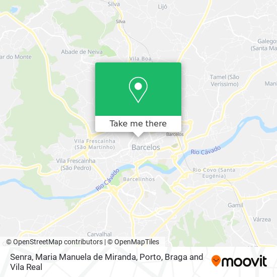 Senra, Maria Manuela de Miranda map