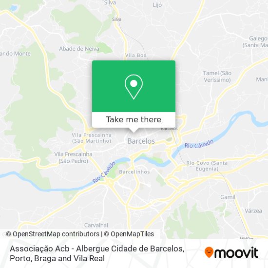 Associação Acb - Albergue Cidade de Barcelos mapa