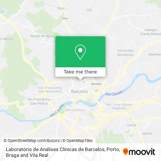 Laboratório de Análises Clínicas de Barcelos map