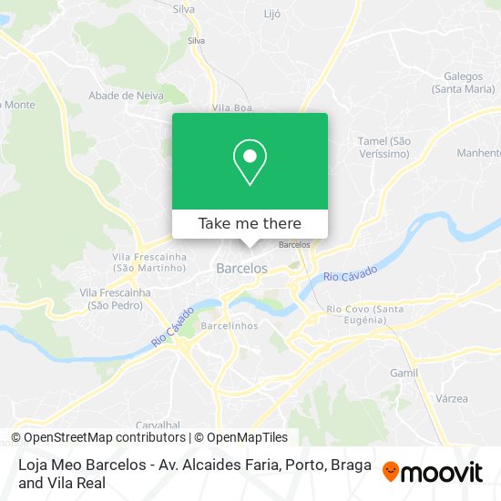 Loja Meo Barcelos - Av. Alcaides Faria mapa