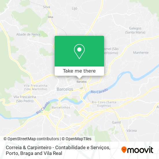 Correia & Carpinteiro - Contabilidade e Serviços mapa