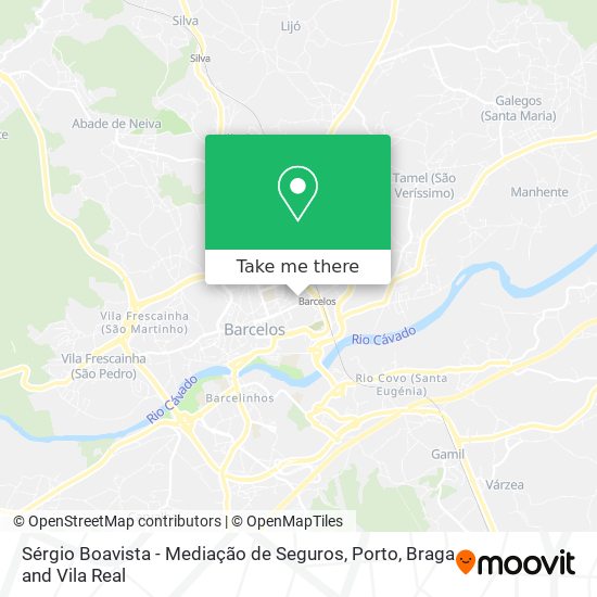 Sérgio Boavista - Mediação de Seguros mapa