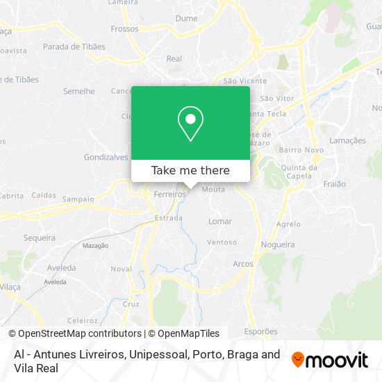 Al - Antunes Livreiros, Unipessoal mapa