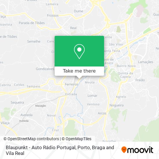 Blaupunkt - Auto Rádio Portugal map