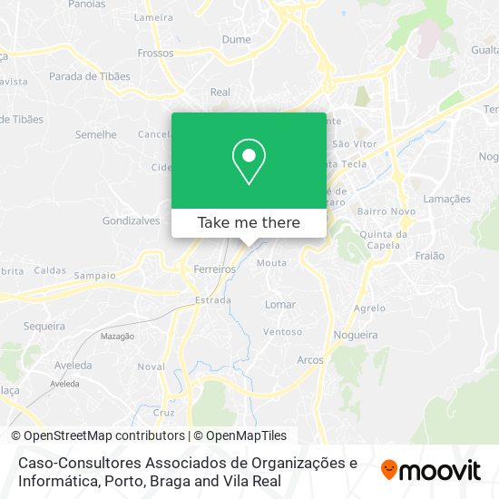 Caso-Consultores Associados de Organizações e Informática map