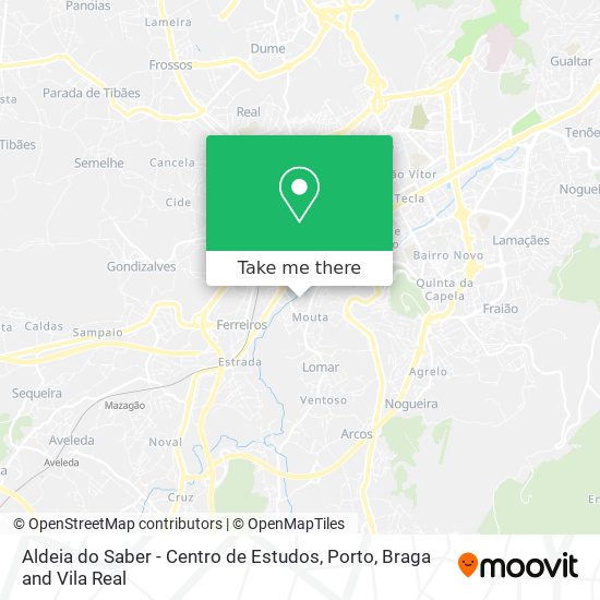 Aldeia do Saber - Centro de Estudos map