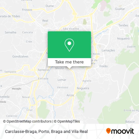 Carclasse-Braga map