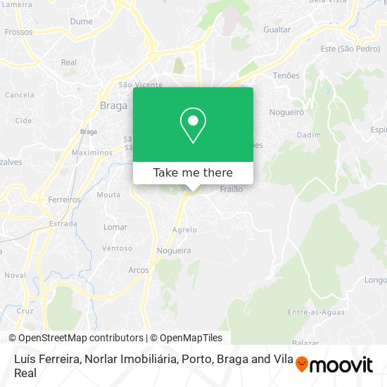 Luís Ferreira, Norlar Imobiliária map