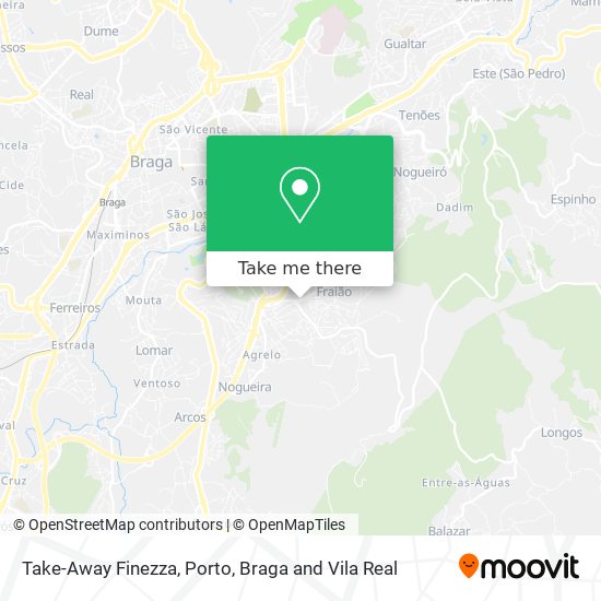 Take-Away Finezza map