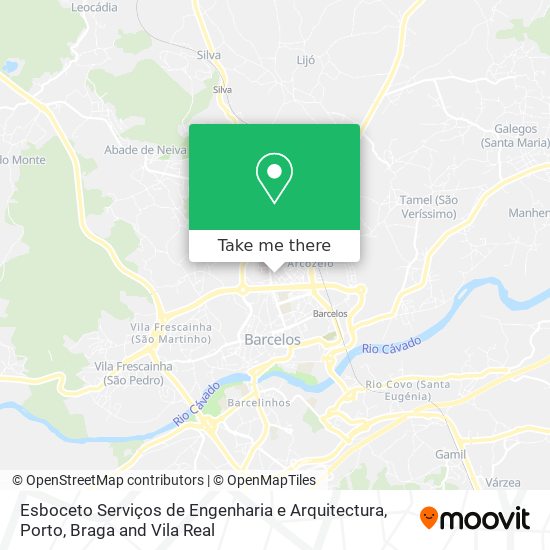 Esboceto Serviços de Engenharia e Arquitectura mapa