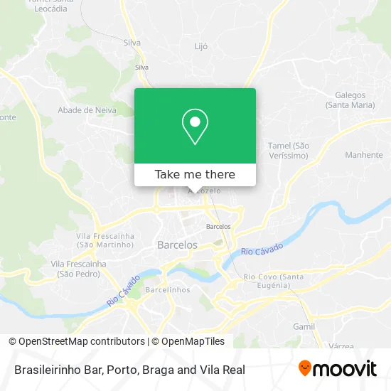 Brasileirinho Bar map