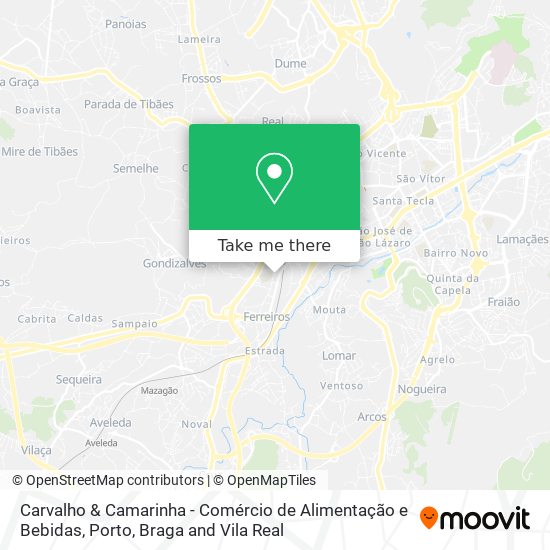 Carvalho & Camarinha - Comércio de Alimentação e Bebidas map