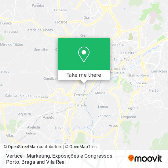 Vertice - Marketing, Exposições e Congressos map