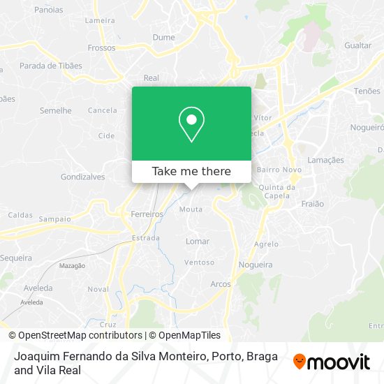 Joaquim Fernando da Silva Monteiro mapa