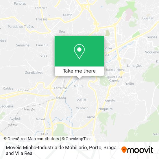 Móveis Minho-Indústria de Mobiliário mapa