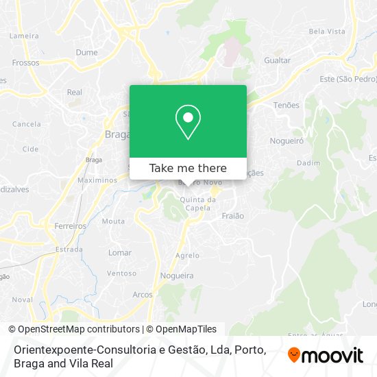Orientexpoente-Consultoria e Gestão, Lda map