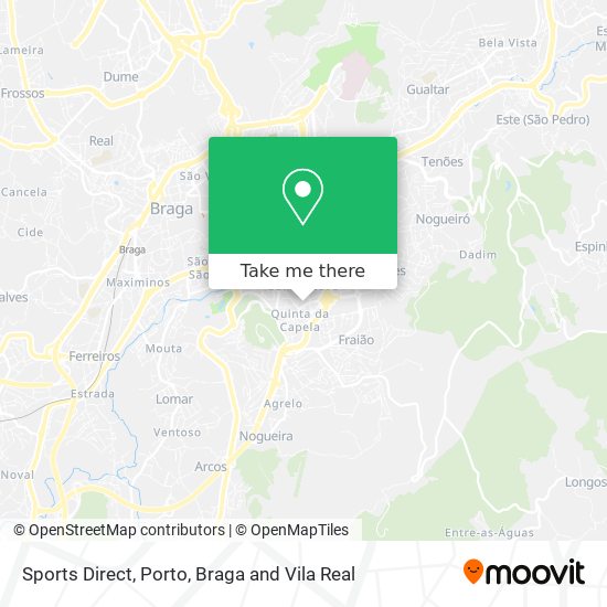 Sports Direct map