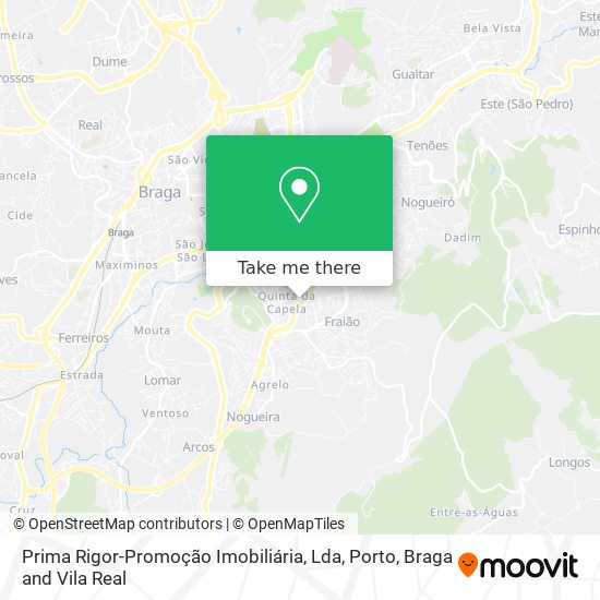 Prima Rigor-Promoção Imobiliária, Lda mapa