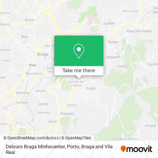 Delouro Braga Minhocenter map