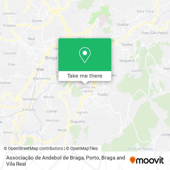 Associação de Andebol de Braga map