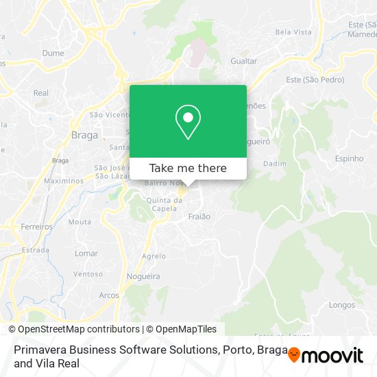 Primavera Business Software Solutions mapa