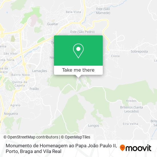Monumento de Homenagem ao Papa João Paulo II map