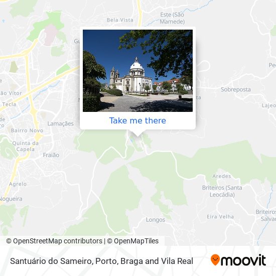 Santuário do Sameiro map