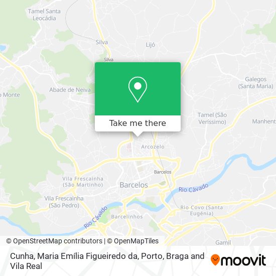 Cunha, Maria Emília Figueiredo da mapa