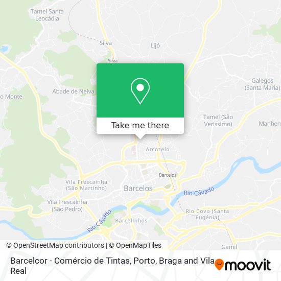 Barcelcor - Comércio de Tintas map
