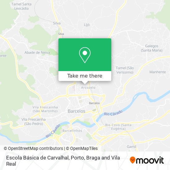 Escola Básica de Carvalhal map