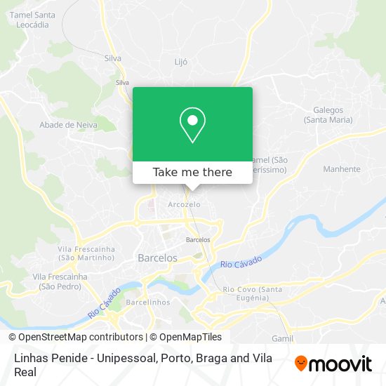 Linhas Penide - Unipessoal map