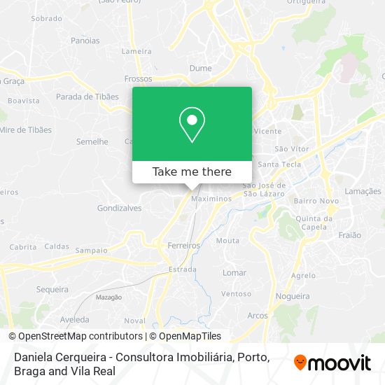 Daniela Cerqueira - Consultora Imobiliária mapa