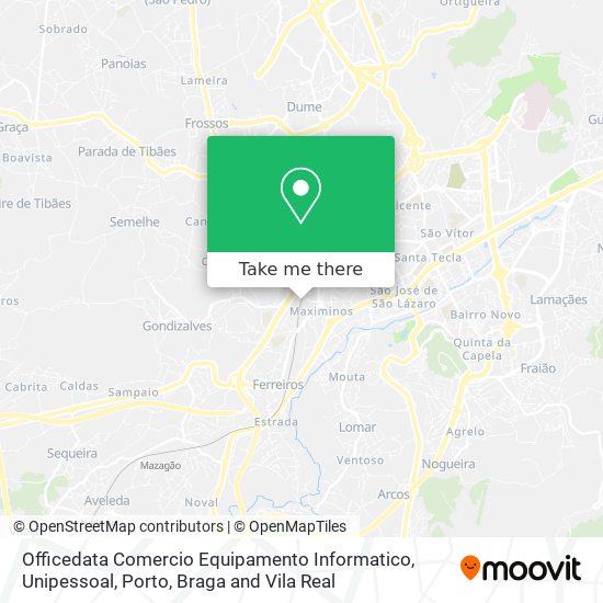 Officedata Comercio Equipamento Informatico, Unipessoal mapa