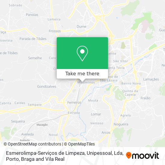 Esmerolimpa-Serviços de Limpeza, Unipessoal, Lda map