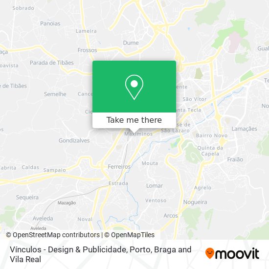 Vínculos - Design & Publicidade map