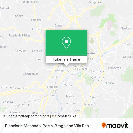 Pichelaria Machado mapa