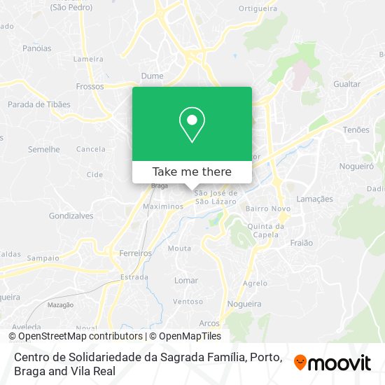 Centro de Solidariedade da Sagrada Família mapa