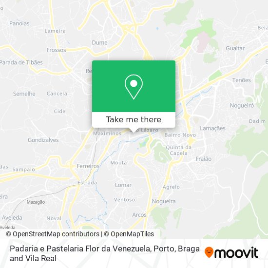 Padaria e Pastelaria Flor da Venezuela map
