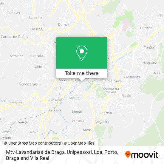 Mtv-Lavandarias de Braga, Unipessoal, Lda map