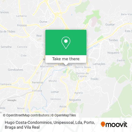 Hugo Costa-Condomínios, Unipessoal, Lda mapa