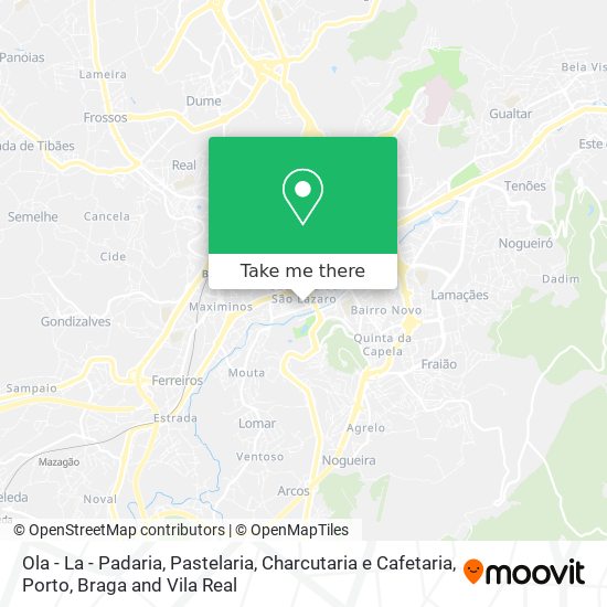 Ola - La - Padaria, Pastelaria, Charcutaria e Cafetaria map