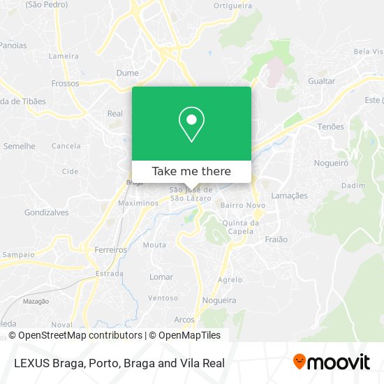 LEXUS Braga map