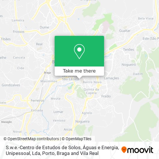 S.w.e.-Centro de Estudos de Solos, Águas e Energia, Unipessoal, Lda map