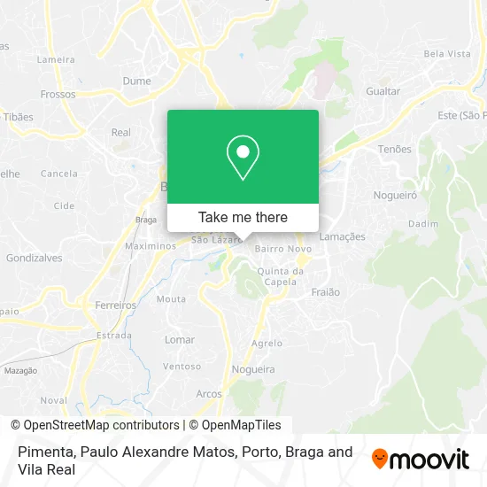 Pimenta, Paulo Alexandre Matos map