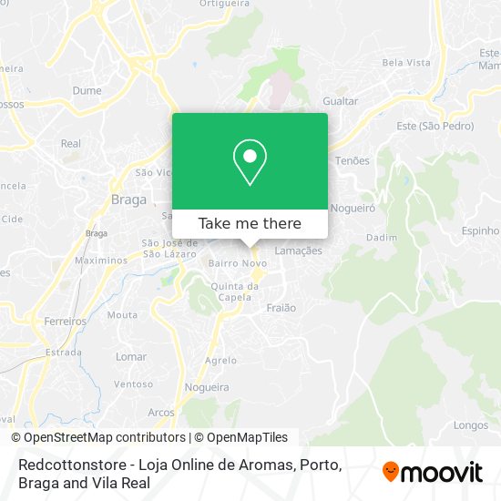 Redcottonstore - Loja Online de Aromas mapa