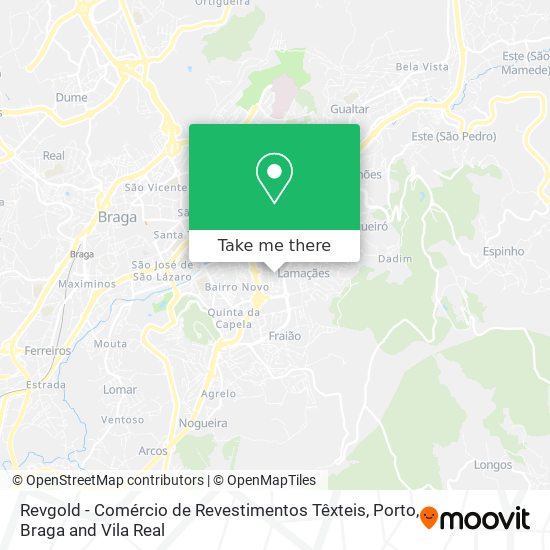 Revgold - Comércio de Revestimentos Têxteis mapa