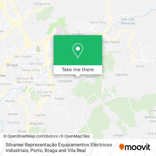 Silvareei Representação Equipamentos Eléctricos Industriais map