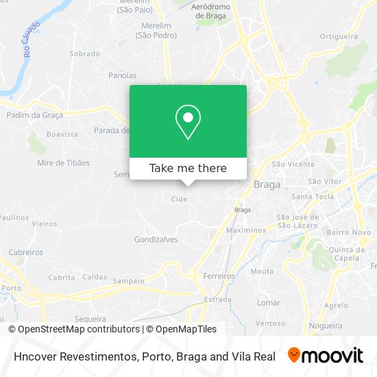 Hncover Revestimentos map